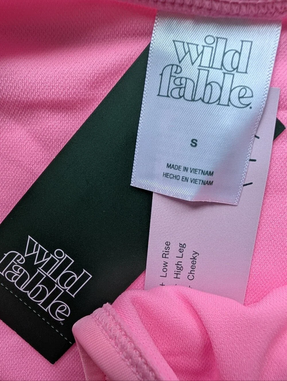 wild fable Pink Ruffle Strap Bikini